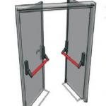 Instalação de porta corta fogo